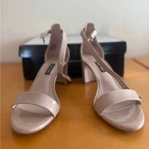 Nine West Beige Heeled Sandals